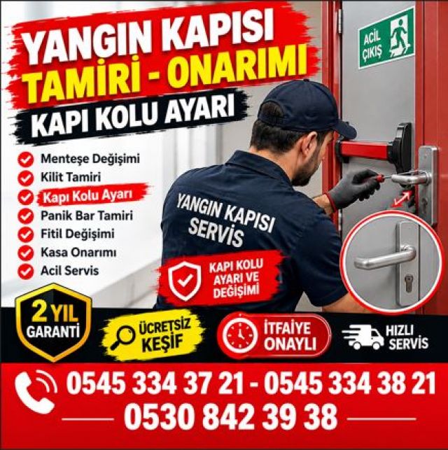 Çekmeköy Yangın Kapısı Servisi